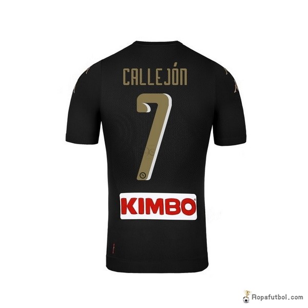 Camiseta Napoli Replica Tercera Ropa Callejon 2016/17 Negro